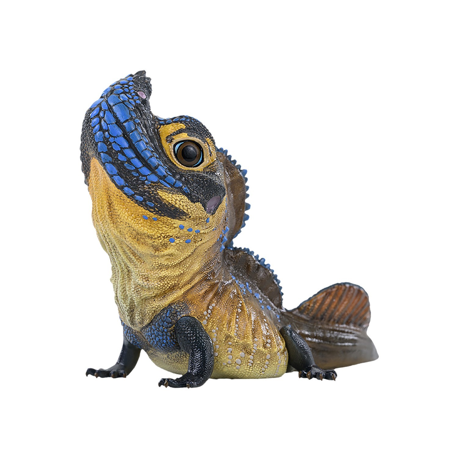 Animal Heavenly Body Philippine Sailfin Lizard Statue Hydrosaurus pustulatus