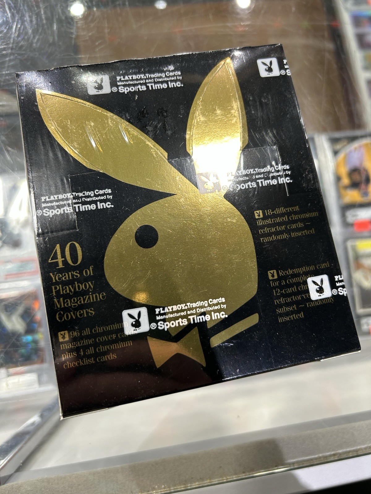 1995 Sportstime Playboy Chromium Series 1 Factory Sealed Hobby Box 24 Packs