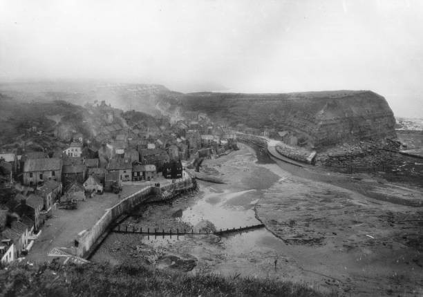 Staithes Yorkshire Historic 1960s Old Photo