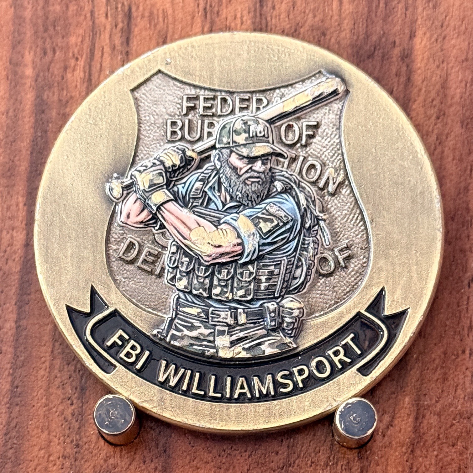 FBI Williamsport Philadelphia Division Double Sided Challenge Coin  M#37