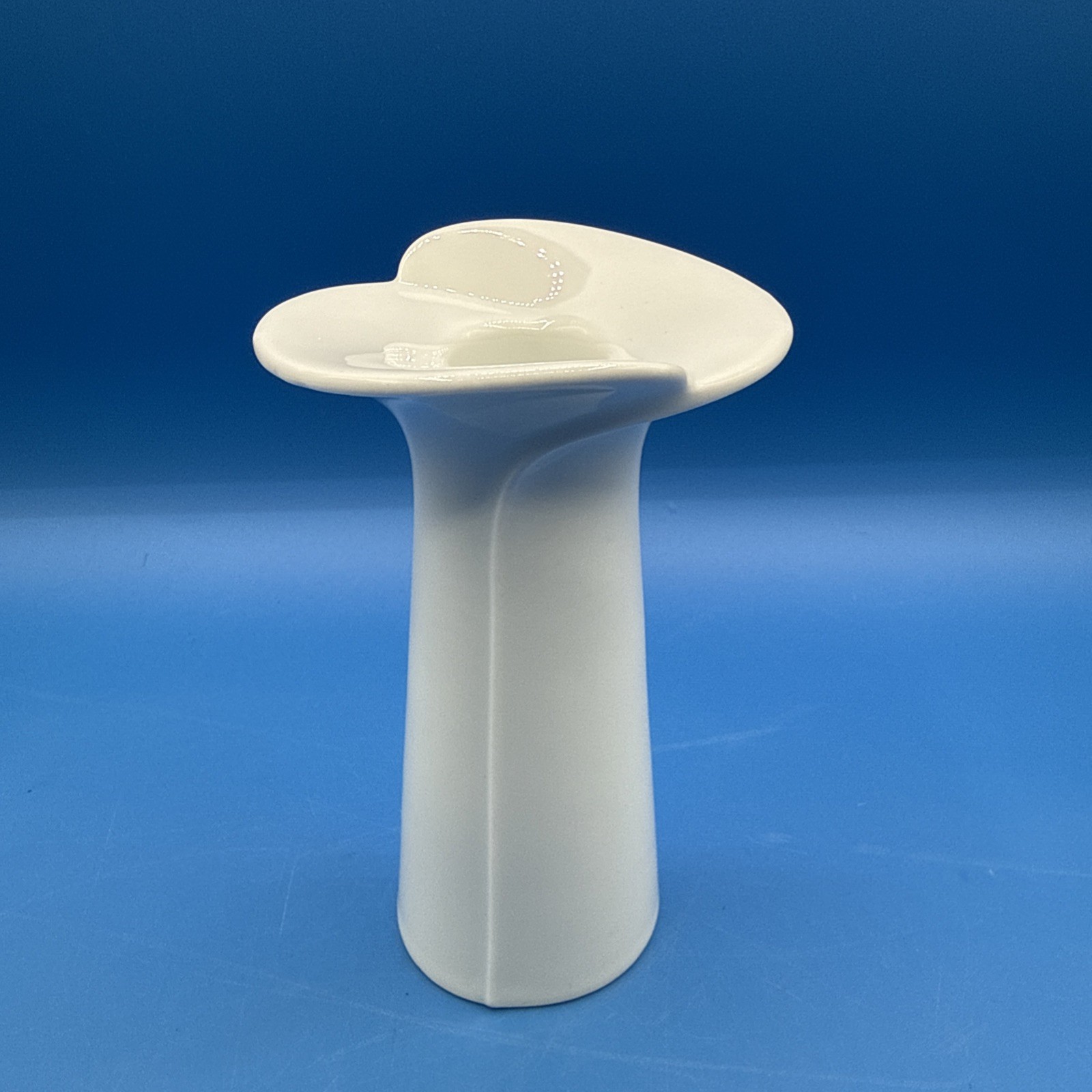 Vtg Royal Porzellan Bavaria KPM Germany White 5 1/4” Candle Holder