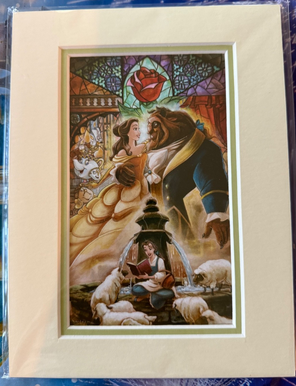 2026 Disney Parks Darren Wilson Belle Beauty & The Beast Print 8x10