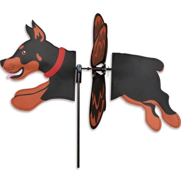 Doberman Pinscher Dog Petite Spinner Wind Garden 24936 Doberman Pinscher Dog Petite Spinner Wind Garden 24936
