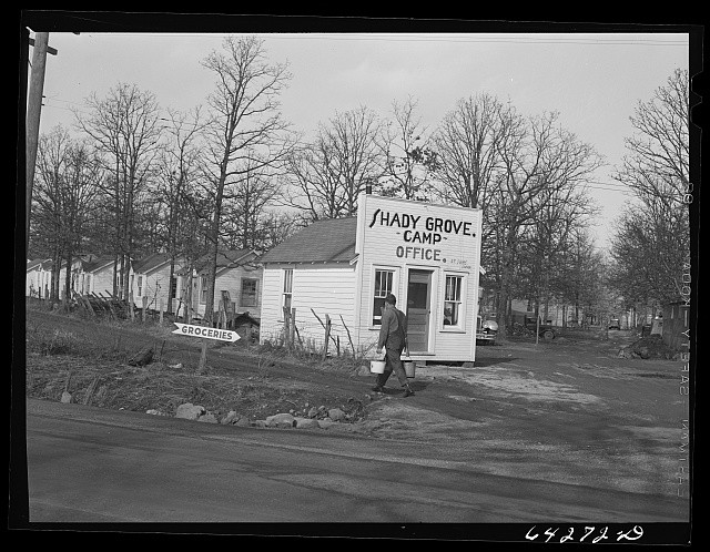 Newton County Missouri Camp Crowder 1942 Shady Grove Camp Office U.S. 71