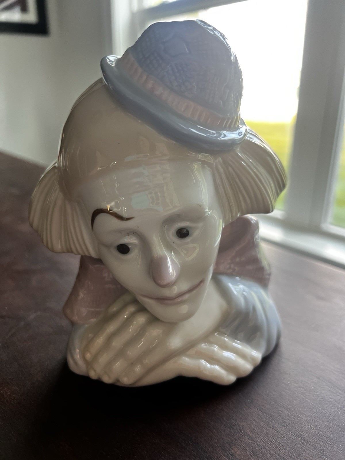 Vintage Meico Inc. Fine Porcelain Clown Bust By Paul Sebastian “Sad Feelings”