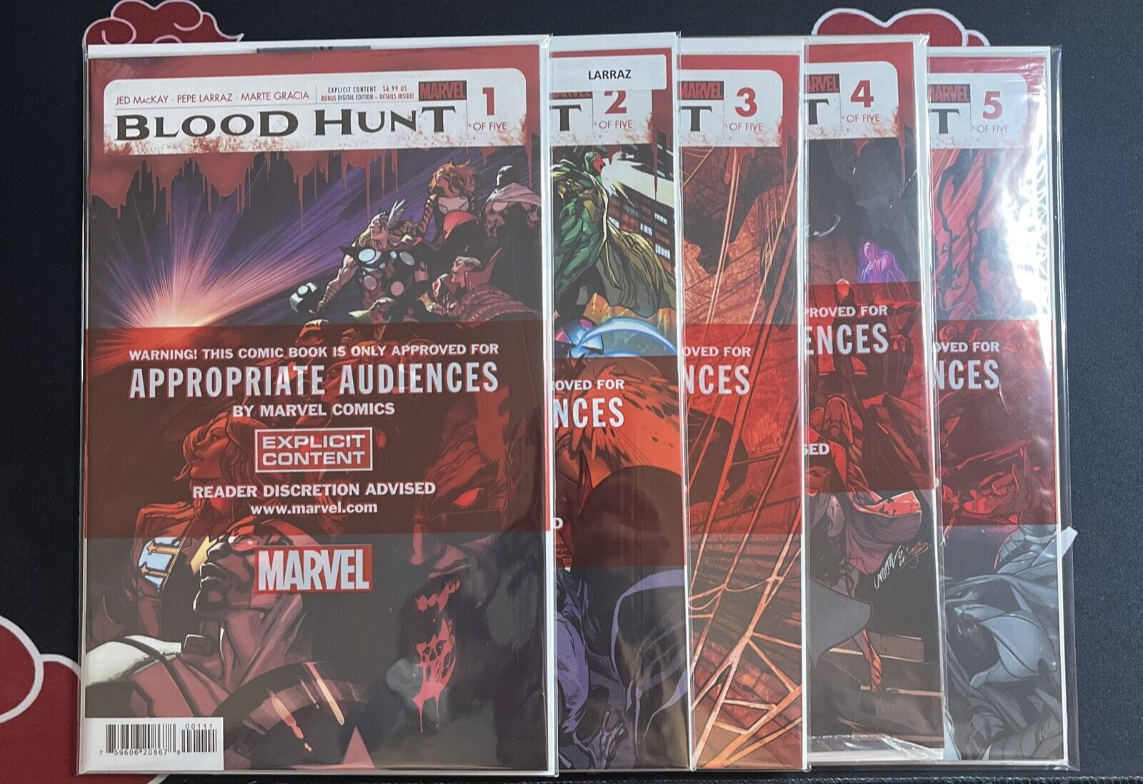 (2024) BLOOD HUNT #1-5 COMPLETE RED BAND SET STILL SEALED
