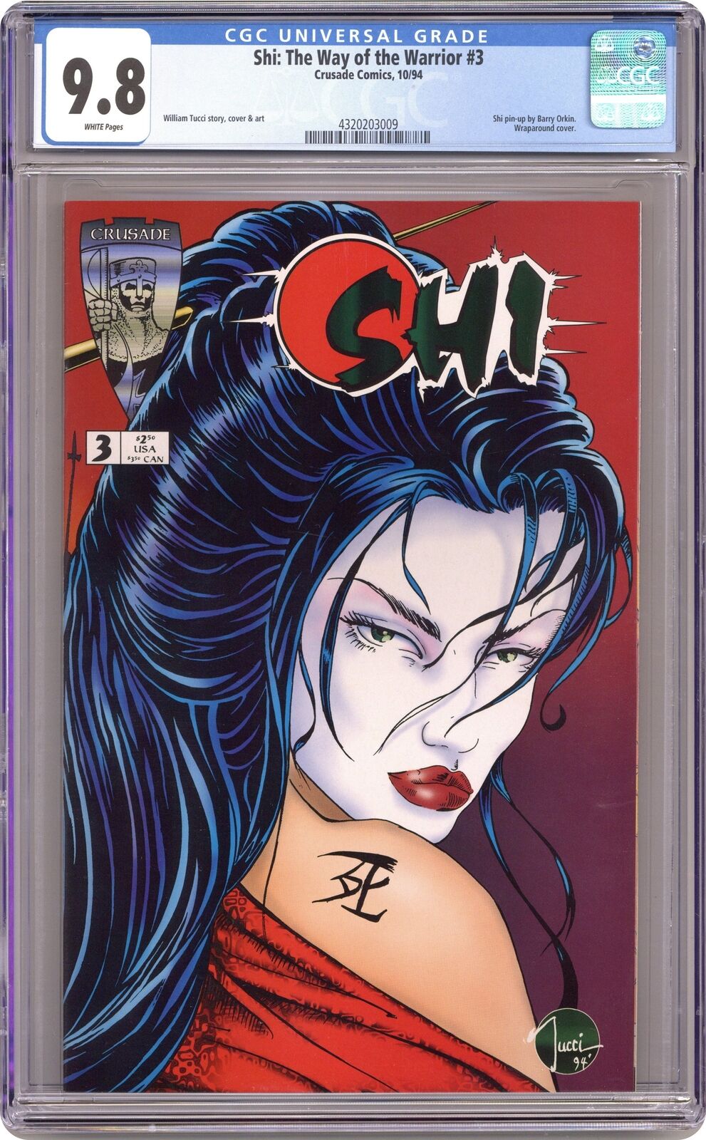 Shi The Way of the Warrior #3 CGC 9.8 1994 4320203009