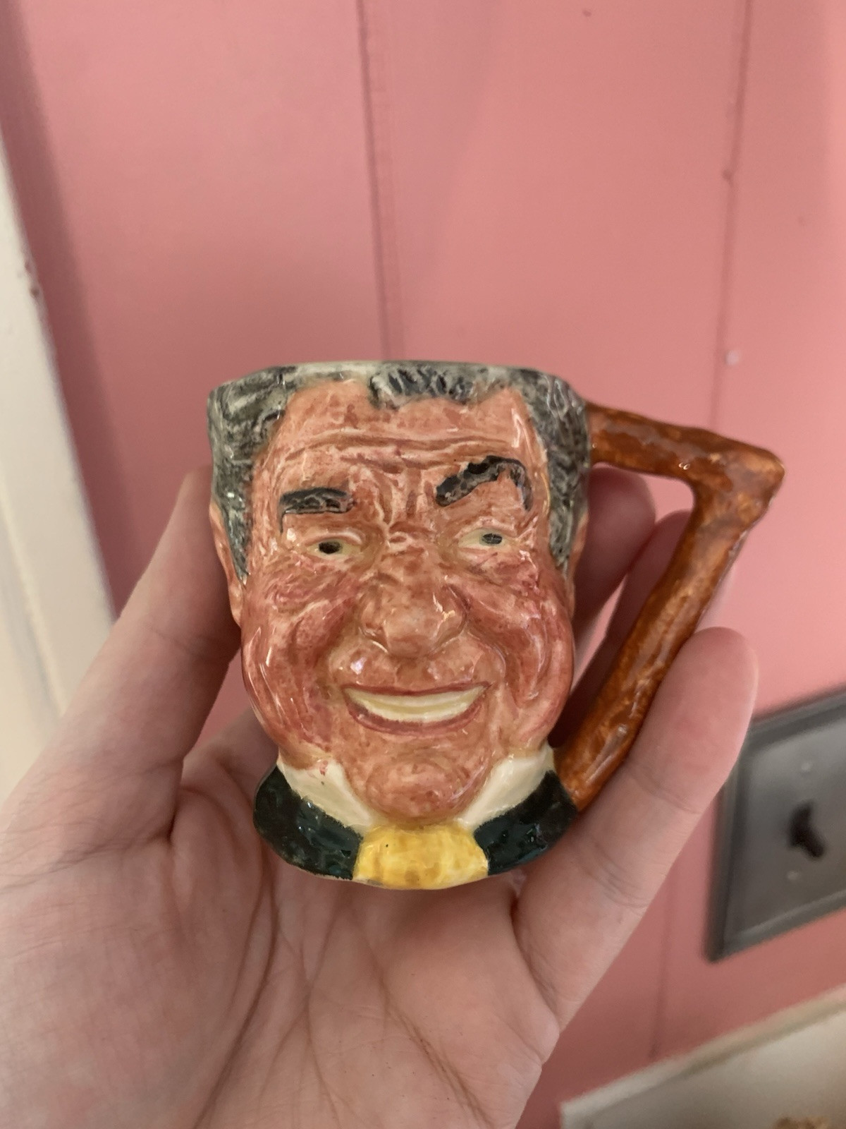 Collectible Mini Toby Mug Lancaster & Sandland England Numbered HandPainted 