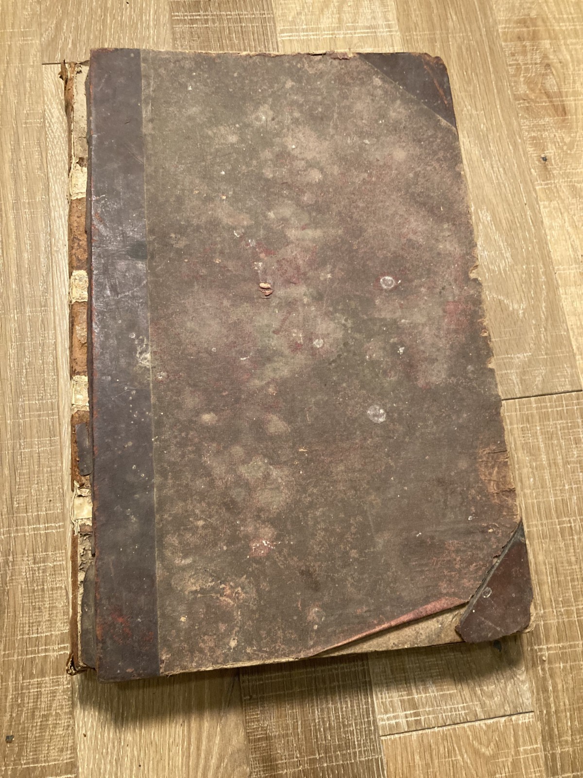 Antique 1870s Justice of the Peace Docket Book Handwritten Court Ledger Index 