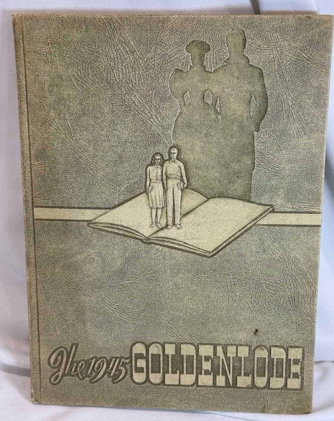 1945 Lead High School Annual Yearbook South Dakota SD, Goldenlode
