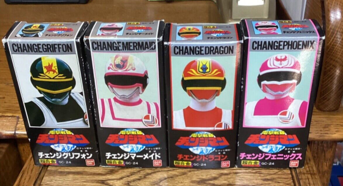 Changedragon Diecast Bandai Power Rangers 4 Excellent Condition Changedragon Diecast Bandai Power Rangers 4 Excellent Condition