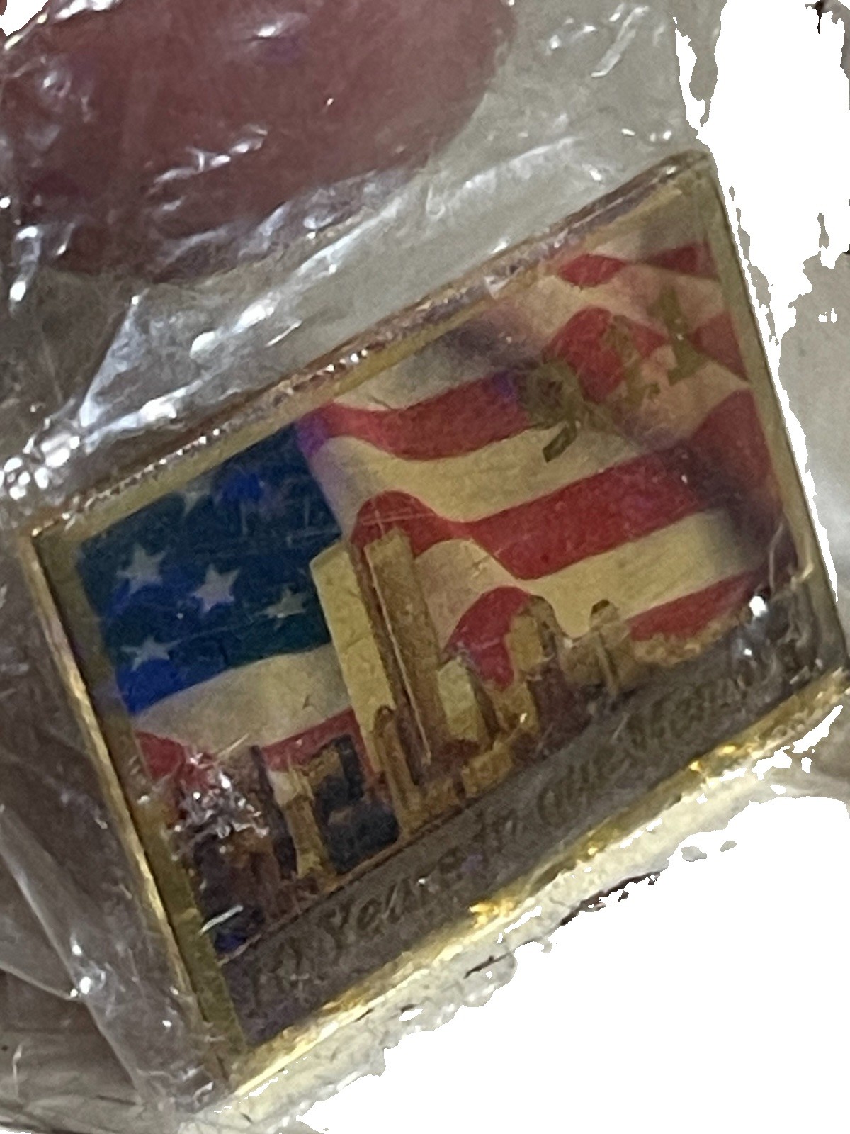 September 11 2001 Memorabilia Tack Pin 10 Years In Our Memory 911 1”x.75” September 11 2001 Memorabilia Tack Pin 10 Years In Our Memory 911 1”x.75”