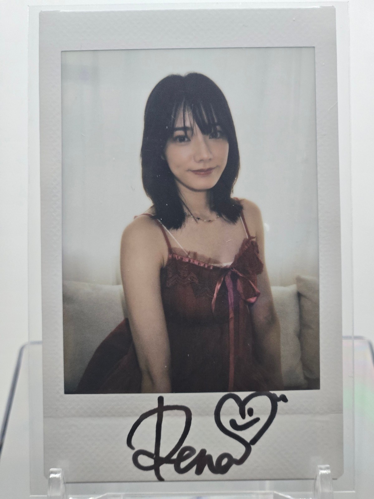 Miyashita Rena 宮下玲奈 Auto Autographed Instax Signed Cheki Photo Japanese AV Idol