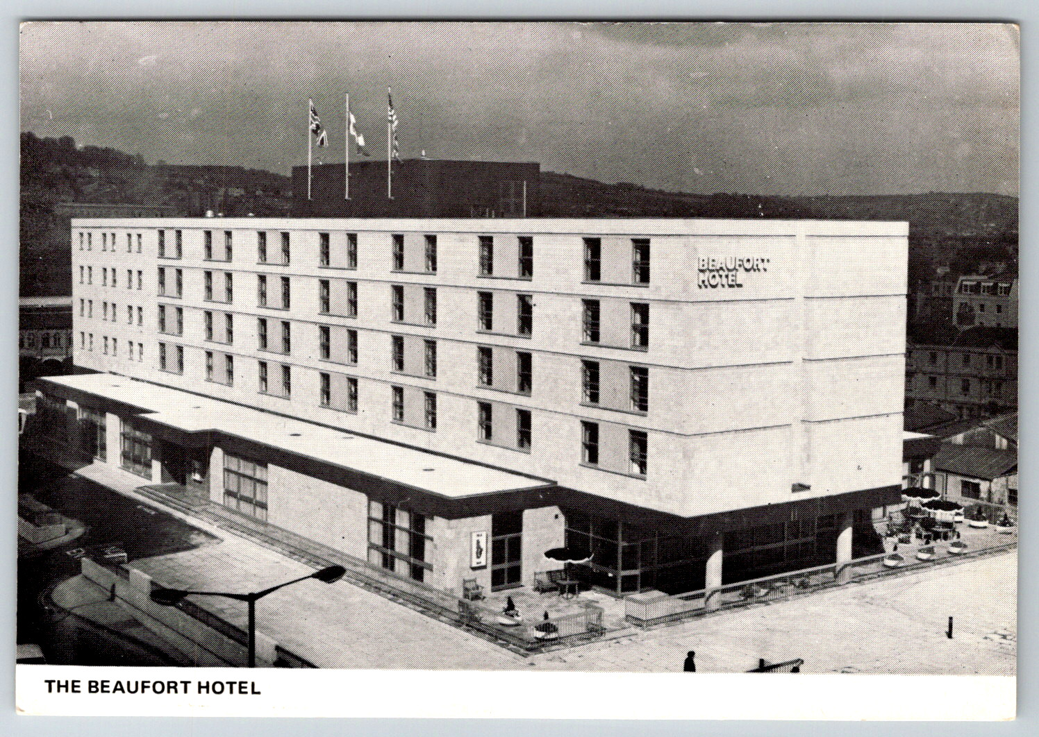 c1960s Beaufort Hotel Walcot Street Bath Vintage Postcard Continental c1960s Beaufort Hotel Walcot Street Bath Vintage Postcard Continental