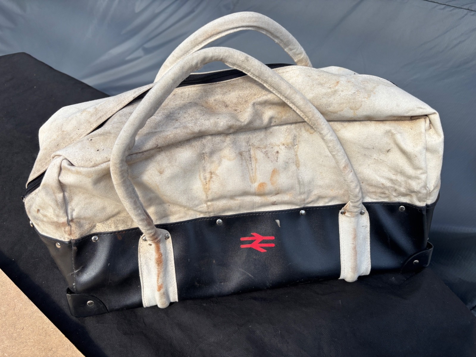 Vintage British Rail Tool Bag Railway Railwayana Train Memorabilia Collectors