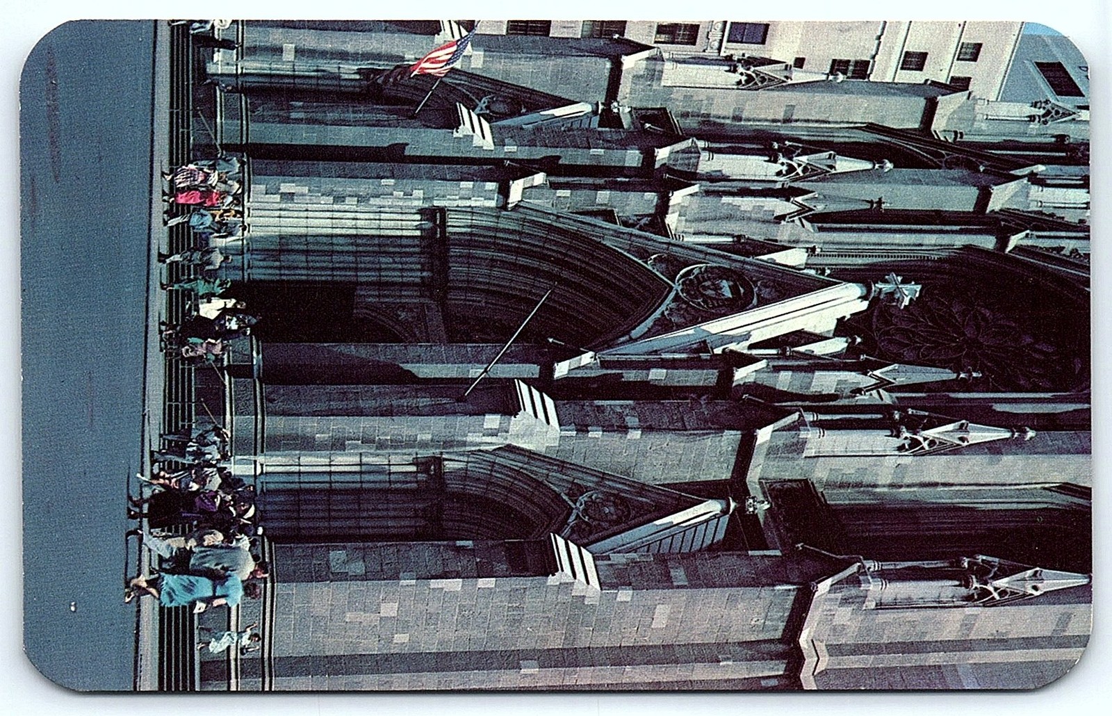 Vintage Postcard: St. Patrick's Cathedral NYC, Aerial View