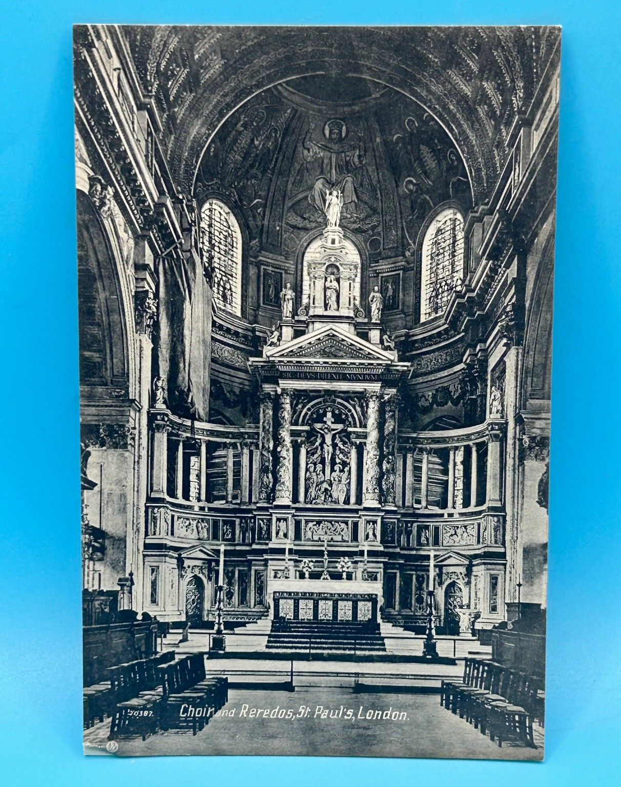 St. Paul's Cathedral London Choir Reredos Vintage RPPC Postcard Valentine's St. Paul's Cathedral London Choir Reredos Vintage RPPC Postcard Valentine's