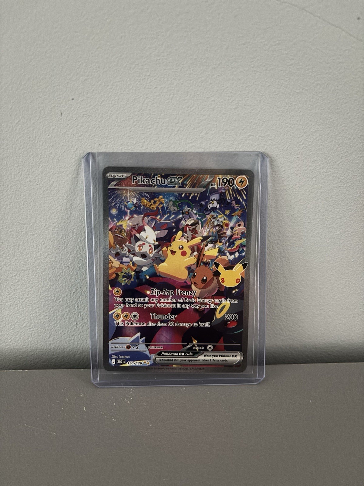 2026 Pokemon 30th Anniversary Night Pikachu 150/128 SIR NM/Mint