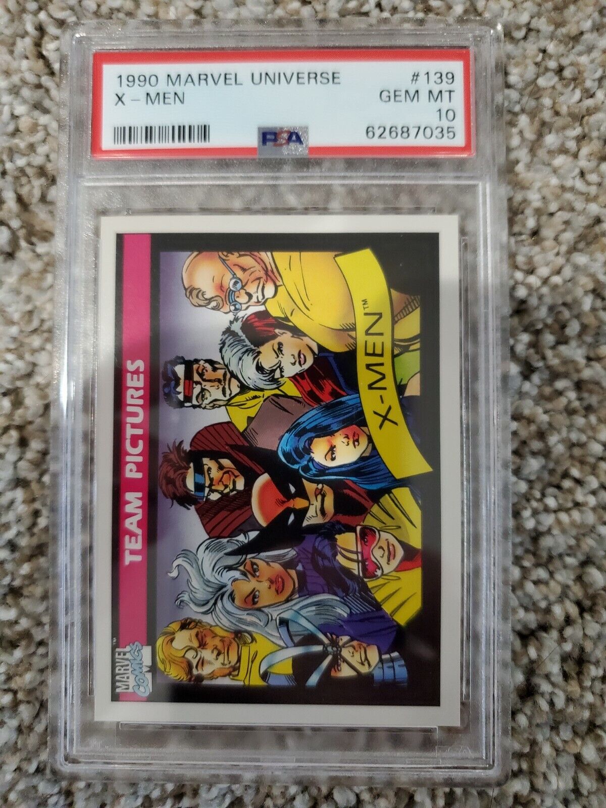 1990 Marvel Universe X-Men #139 PSA 10 GEM Mint with photo 62687035