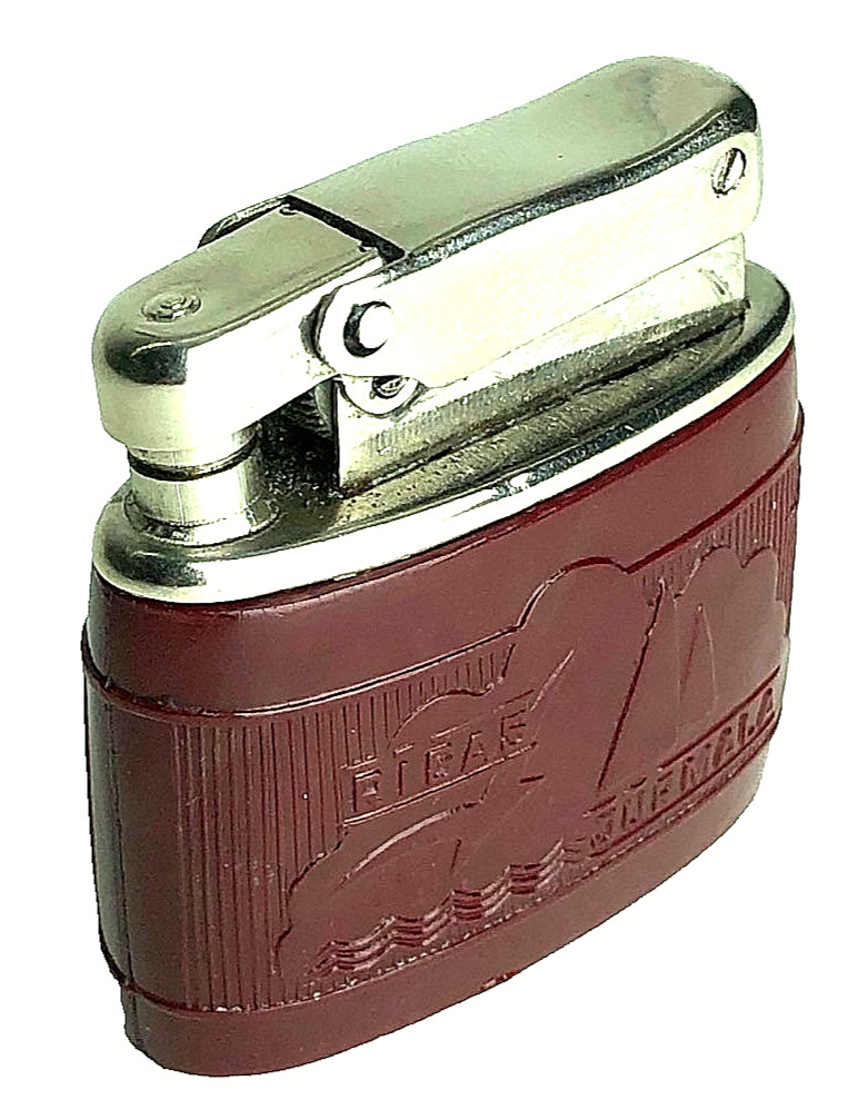 Vtg 1950s Bakelite Petrol Lighter Riga Jurmala USSR Ship Working Item Descriptio