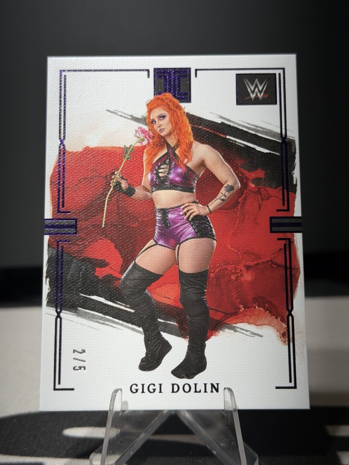 Panini 2023 Impeccable WWE NXT Gigi Dolin Serial Numbered 2/5 #64 Panini 2023 Impeccable WWE NXT Gigi Dolin Serial Numbered 2/5 #64