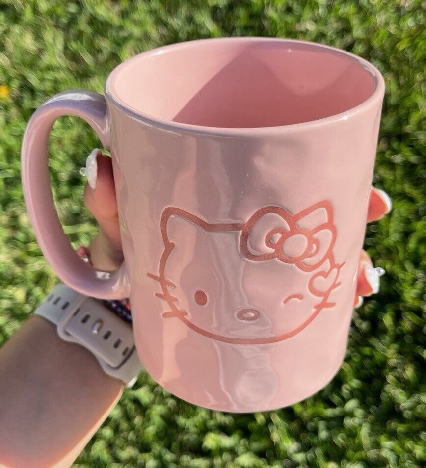 Sanrio Pink Hello Kitty coffee mug 17oz
