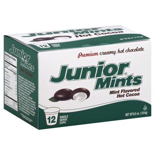 TOOTSIE ROLL BEVERAGES COCOA HOT JR MINT 12 PC