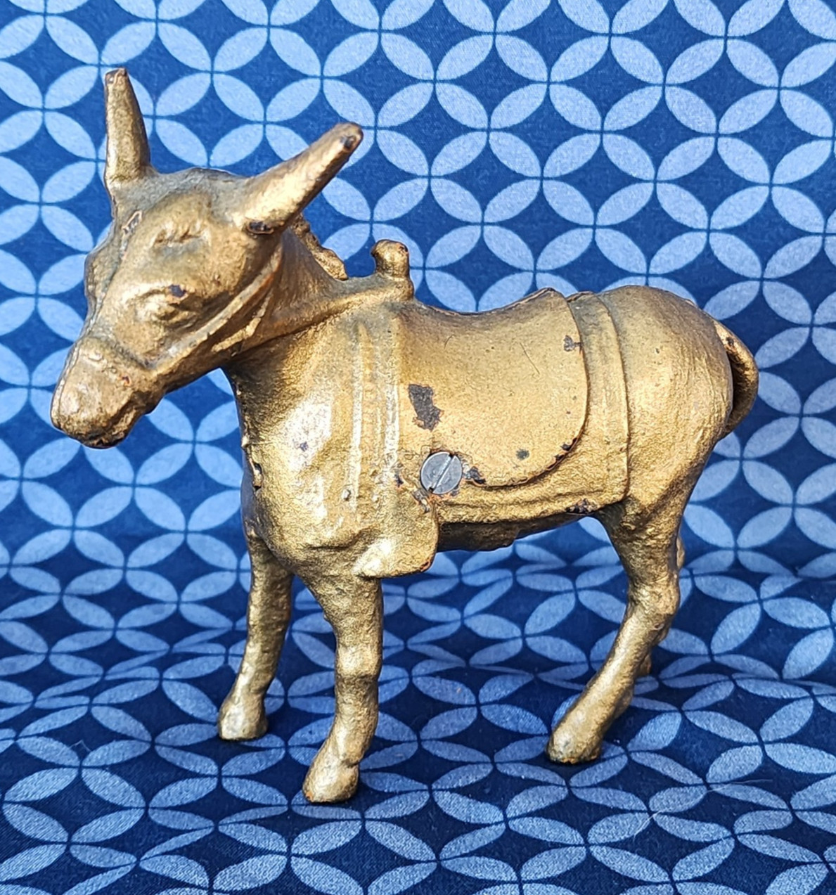 Old Cast Iron Donkey Bank
