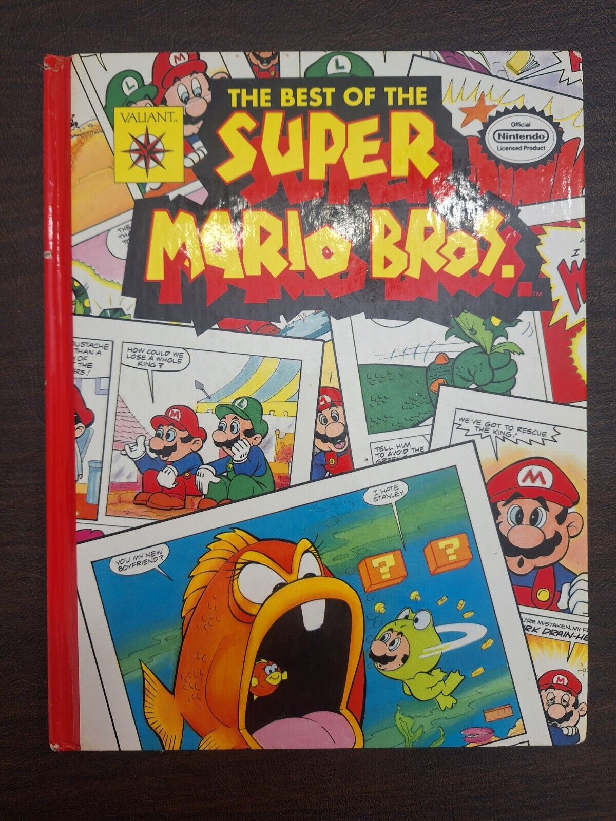 The Best of Super Mario Bros. Hardcover 1990 Valiant Comics Nintendo