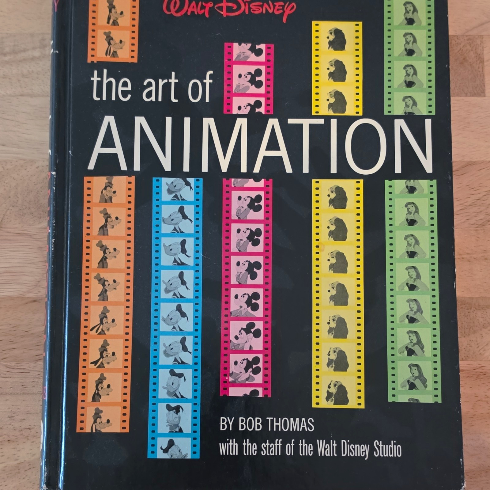 Walt Disney The Art of Animation Book by Bob Thomas Golden Press 1958 Disney