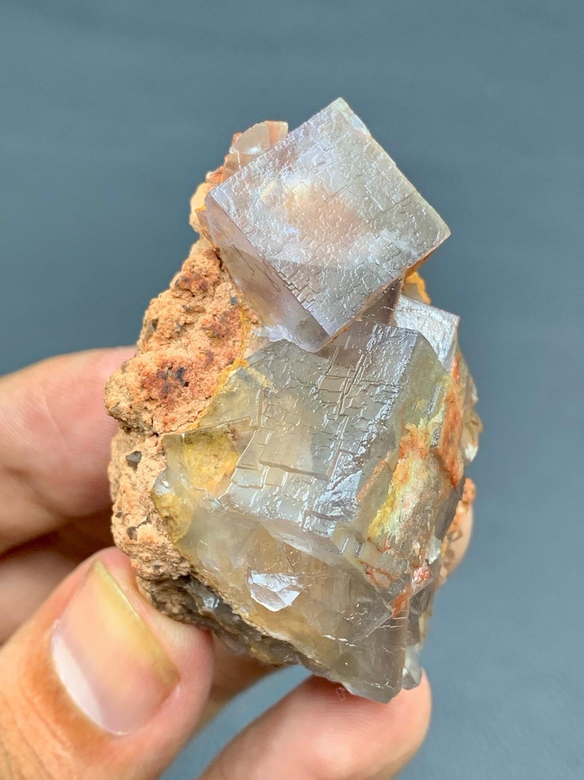 76 Gm Natural Cubic Shape Fluorite Crystal From Baluchistan Pakistan