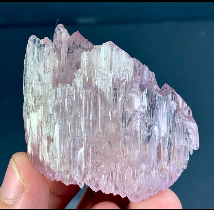 273 Carat  Natural Pink Etched Kunzite Crystal  From Afghanistan 