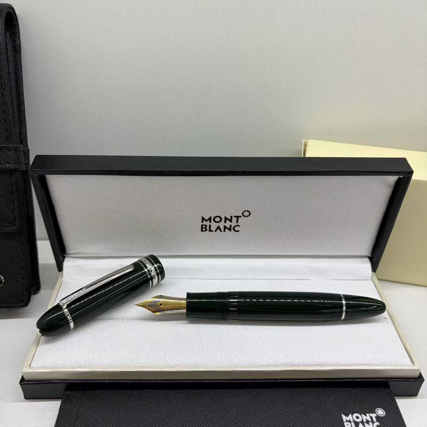 Montblanc classic fountain pen men's gift with pen case