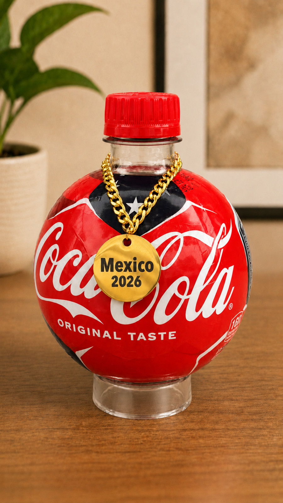 2026 FIFA World Cup Coca-Cola Coke Soccer Ball Bottle | Custom Collector Edition