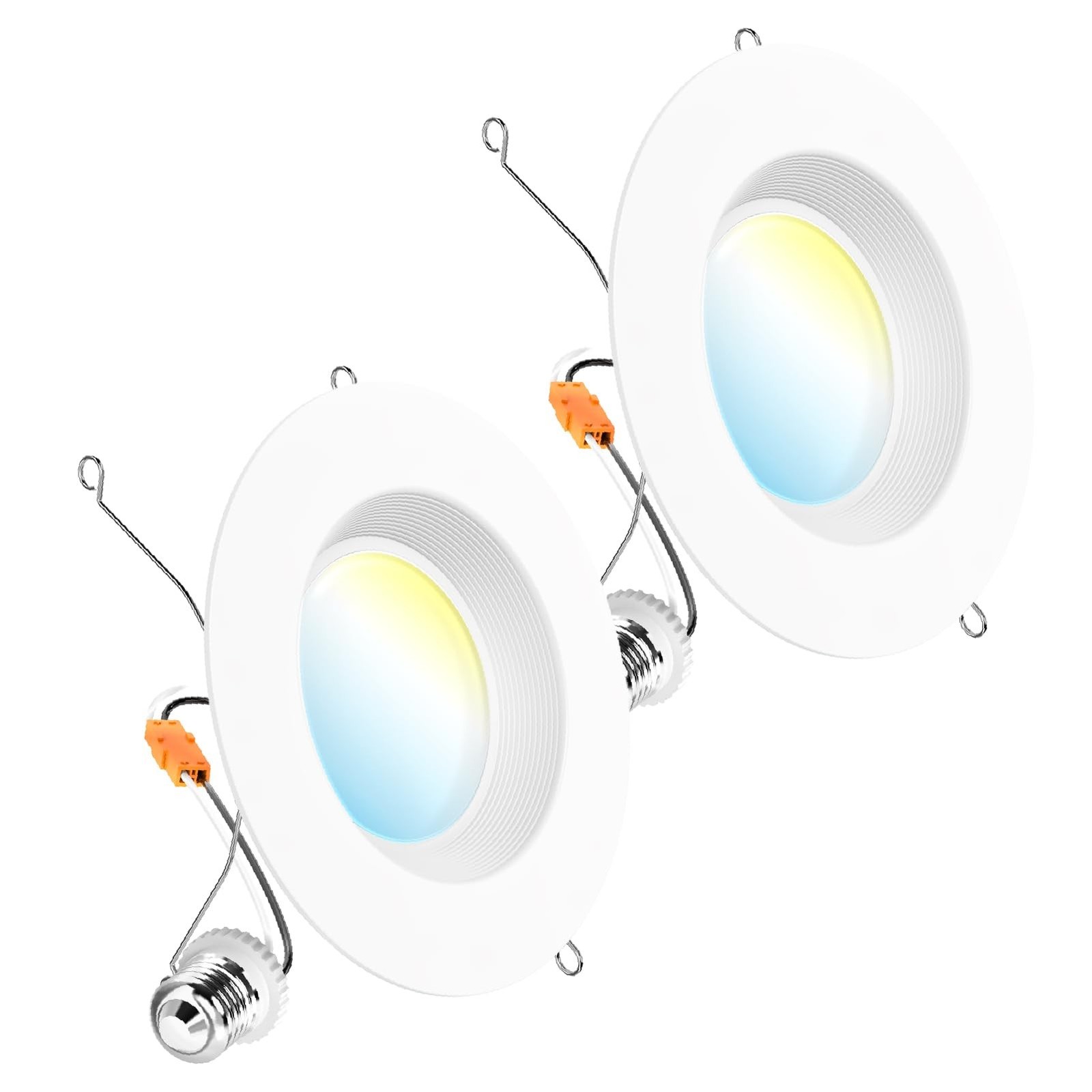 Sunco 2 Pack 6 Inch Retrofit LED Recessed Lights, 5CCT, 13W=75W, Dimmable | 1...