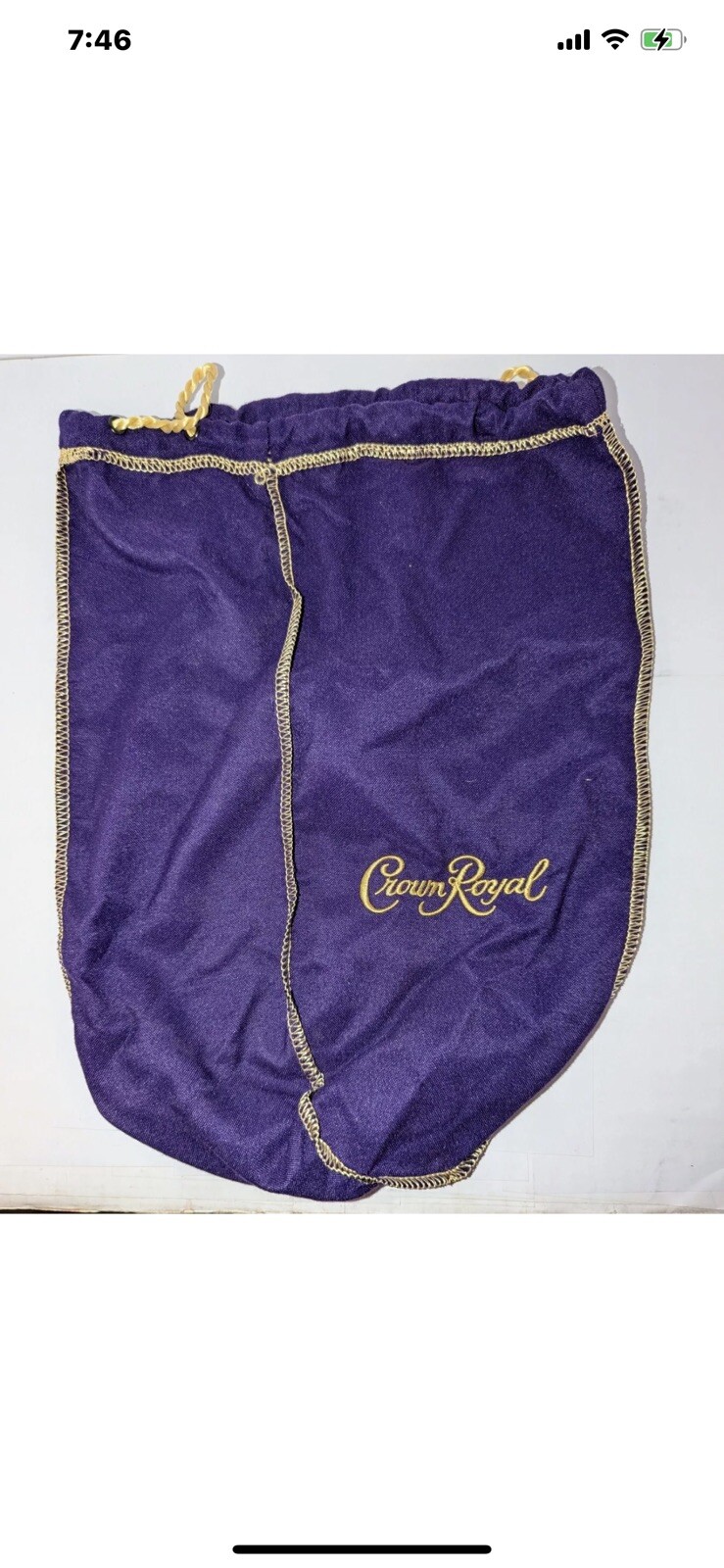 Crown Royal Bags Bulk Lot of 20 Extra Large 1.75L XL Purple w/ Drawstring 12” Crown Royal Bags Bulk Lot of 20 Extra Large 1.75L XL Purple w/ Drawstring 12”