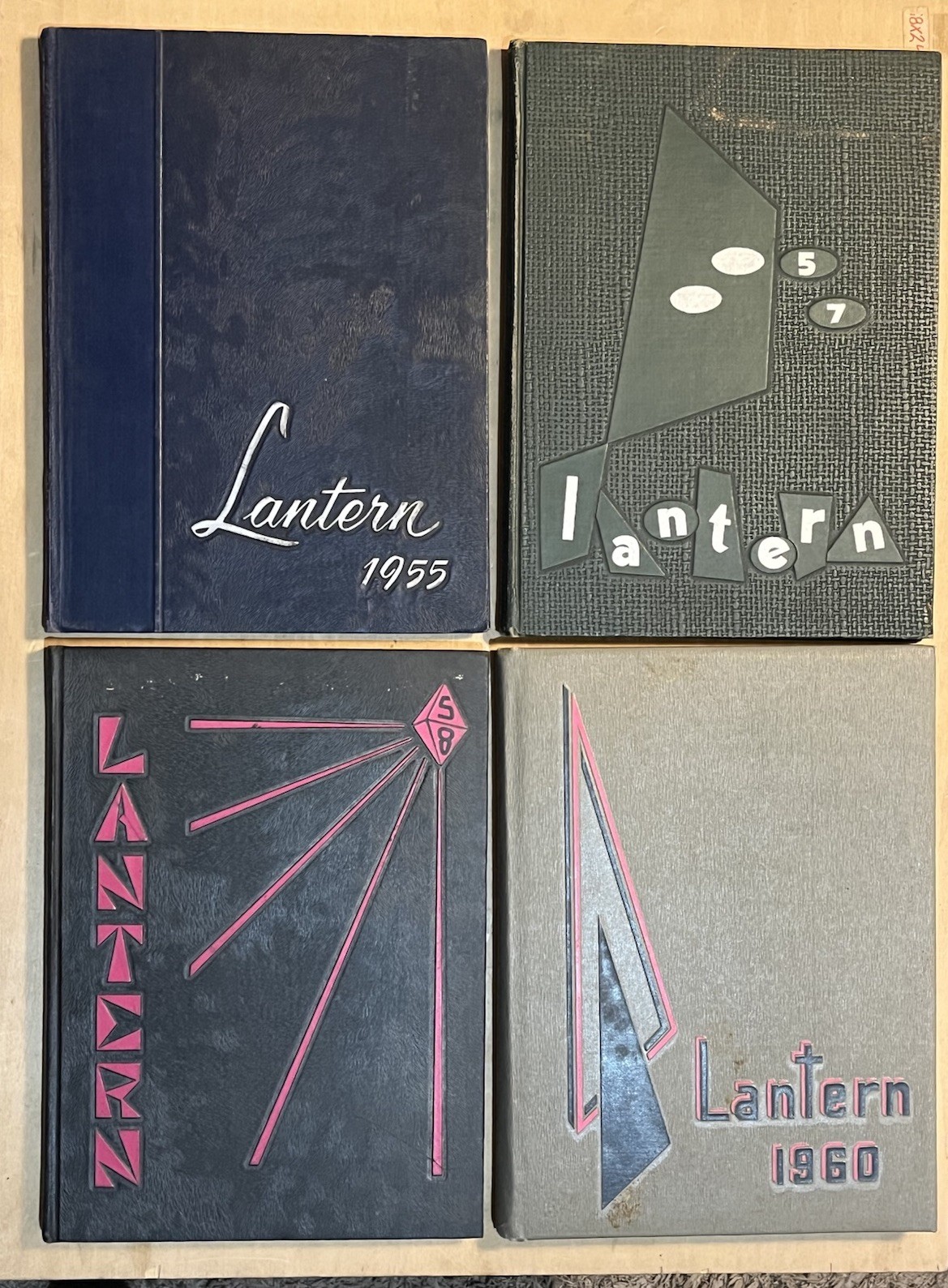 The Lantern Glastonbury Connecticut High School Yearbook Lot 1955 1957 1958 1960
