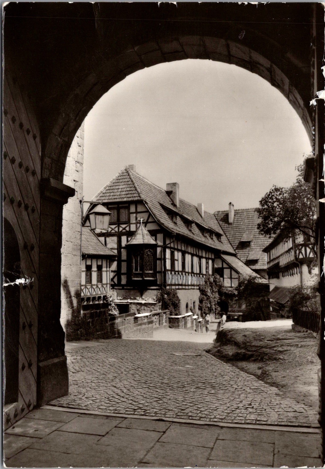 Eisenach Germany Stamp Real Photo RPPC Postcard