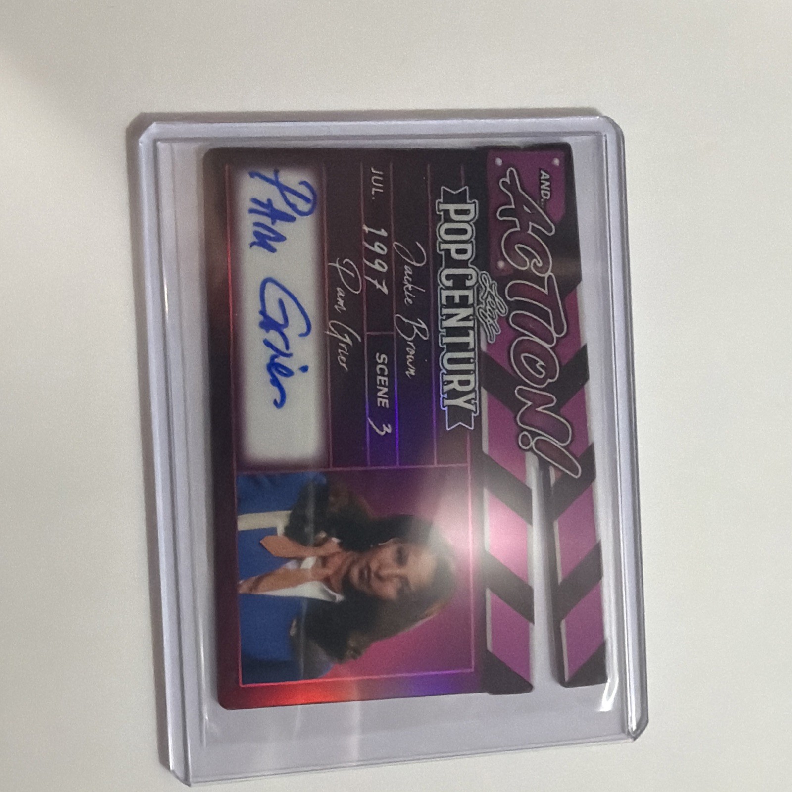 Pam Grier 2026 Leaf Pop Century And Action CARD #1  Autograph #d 6/6