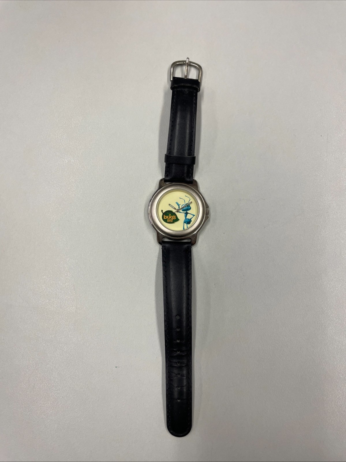 Disney Pixar A Bug’s Life Flik Wristwatch Black Band Vintage Movie Watch Disney Pixar A Bug’s Life Flik Wristwatch Black Band Vintage Movie Watch