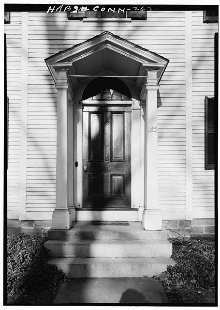 Norwich Connecticut Hezekiah Perkins House 1961 Front Entrance Broadway