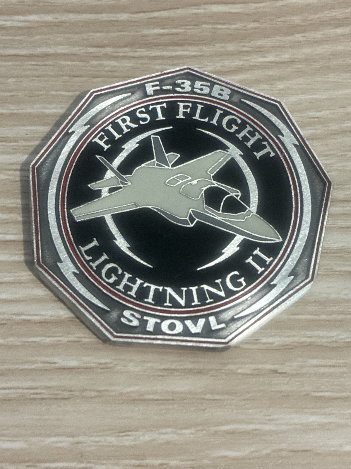 Lockheed Martin F-35 Lighting II Joint Strike Fighter JSF First Flight Coin