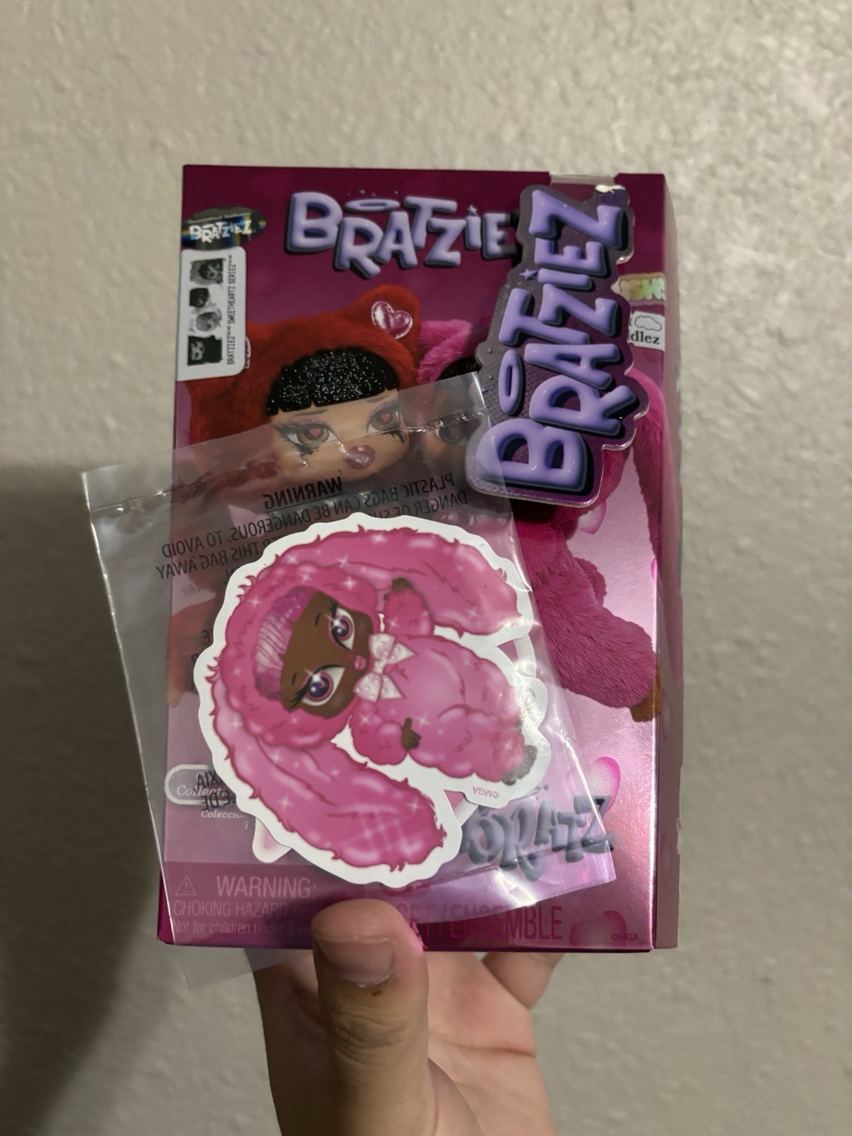 Bratz Bratziez Sweetheartz Seriez Plush Keychain CONFIRMED SASHA (New Open Box)