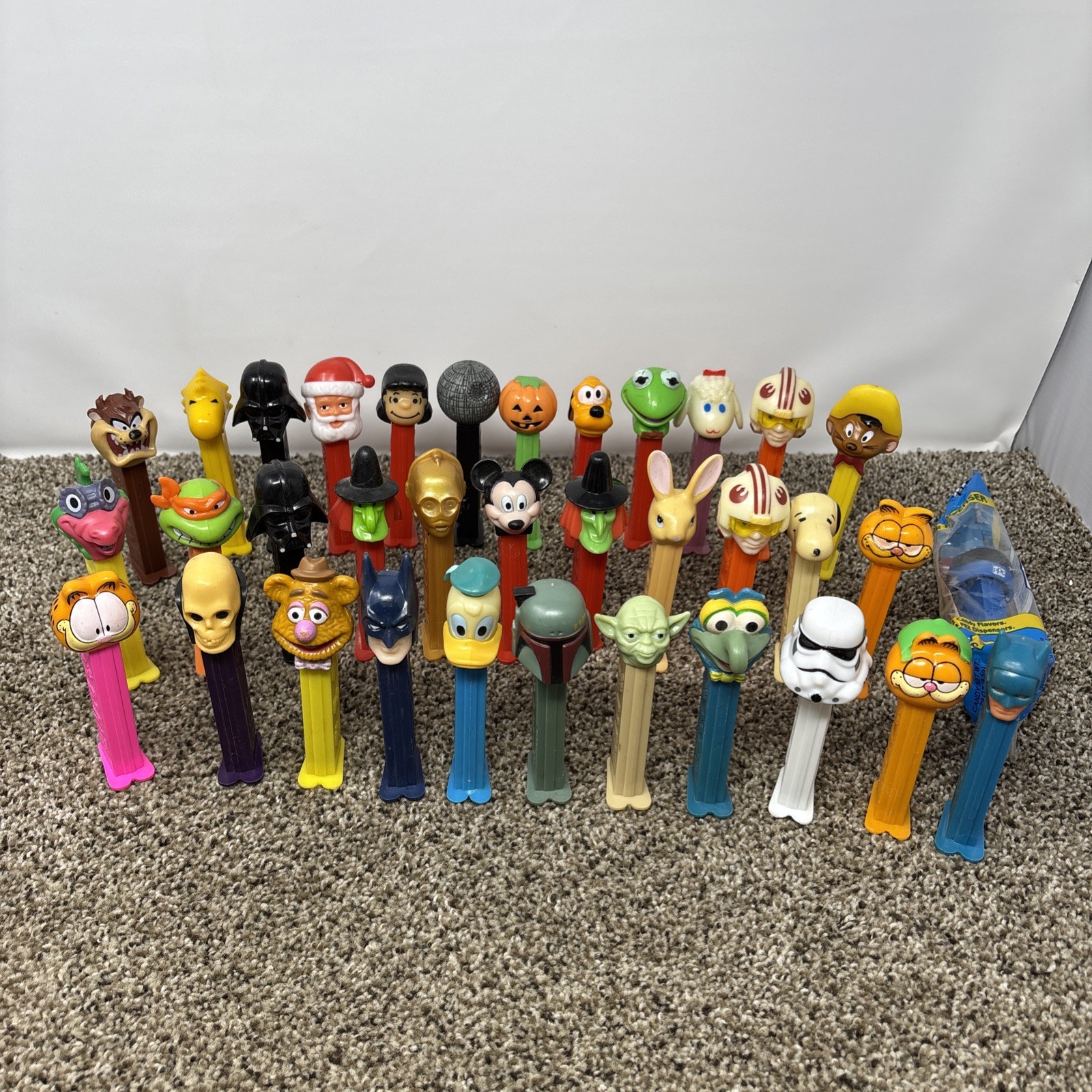 Vintage PEZ Dispensers Lot Rare Lot Of 35