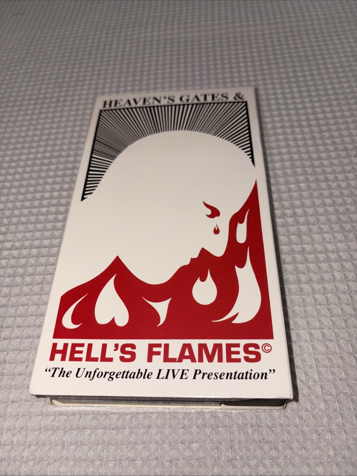 HEAVEN\'S GATES & HELL\'S FLAMES VHS Reality Outreach Christian Religious Movie