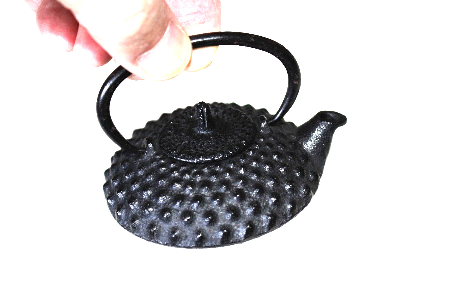 Suiteki Nambu Iron Kettle-Shaped Suiteki - Calligraphy Treasure Water Dropper JP