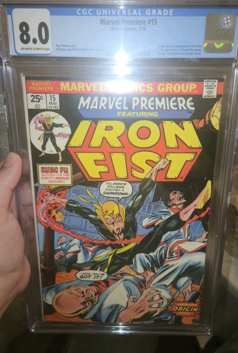 Marvel Premiere #15 CGC 8.0 Key 1st Appearance Iron Fist App \