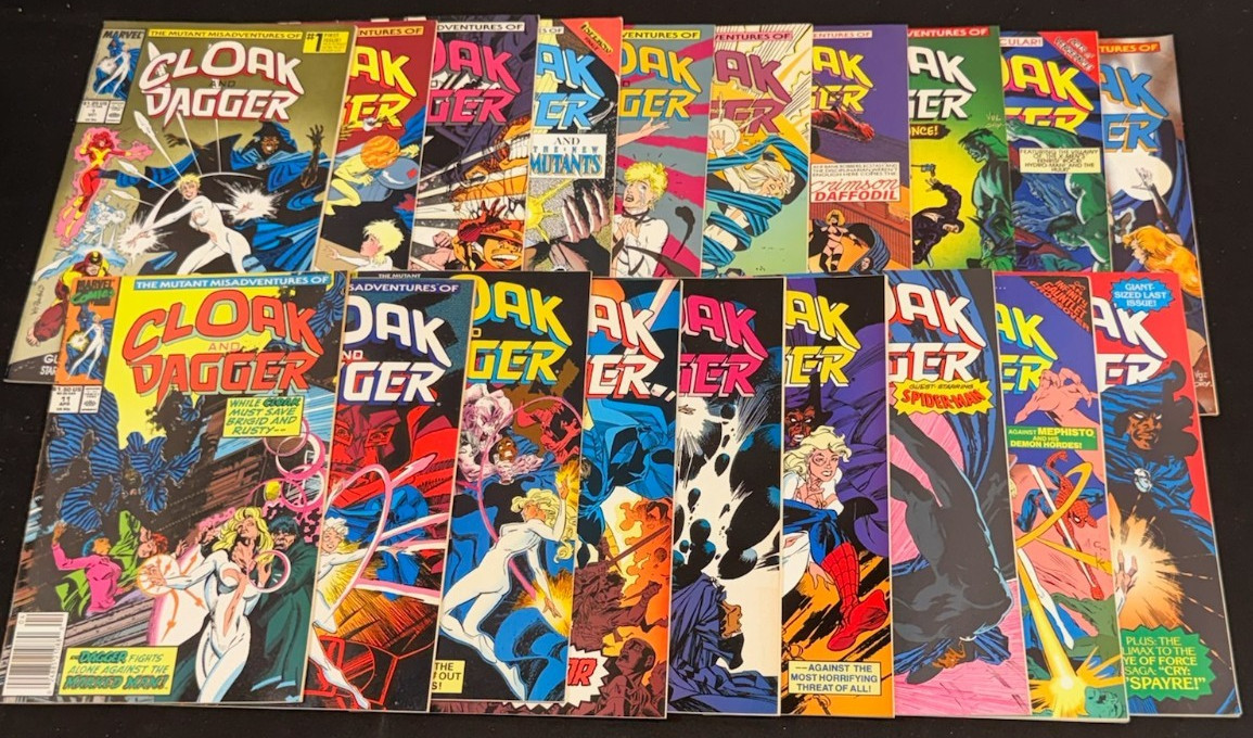 Cloak and Dagger #1-19 Complete Set Marvel Comics 1988 Cloak and Dagger #1-19 Complete Set Marvel Comics 1988