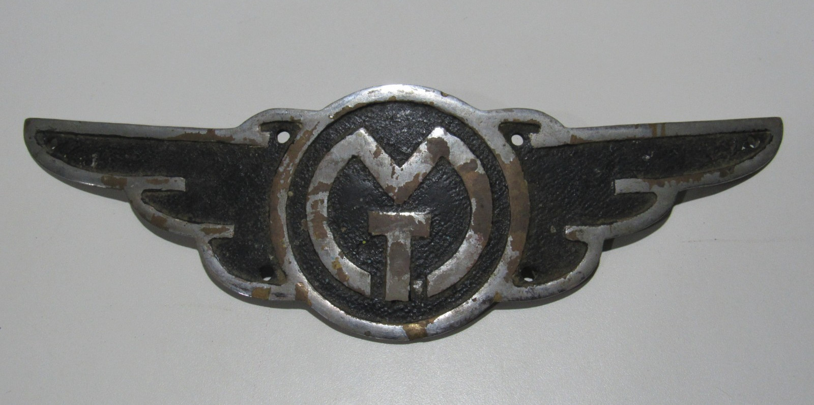 VTG Miniature Train Company Grille Emblem Metal Hood Badge MTC Railroad 12