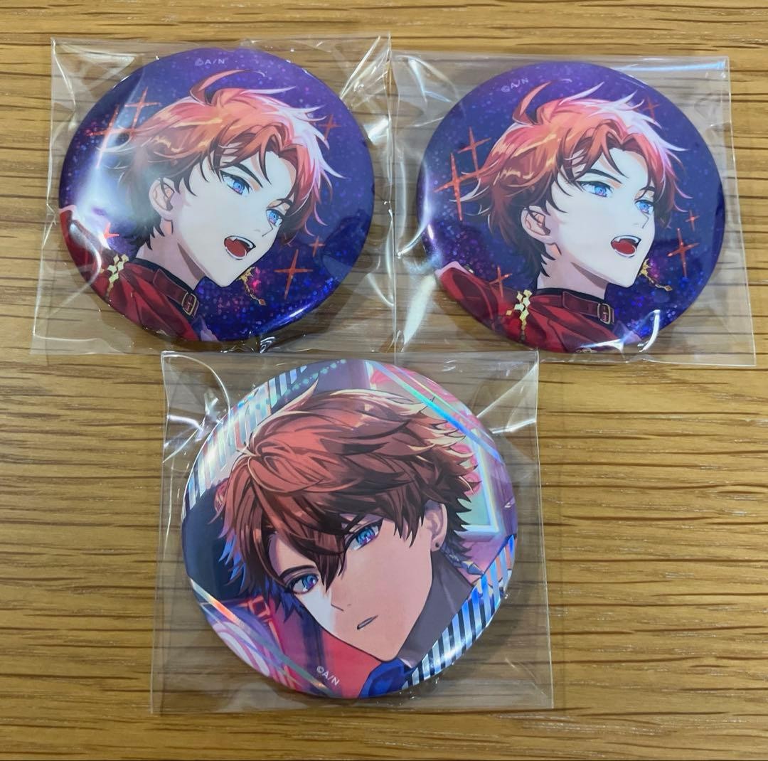 NIJISANJI Kitami Yusei IMPACT, Half AnnIversary Can Badge